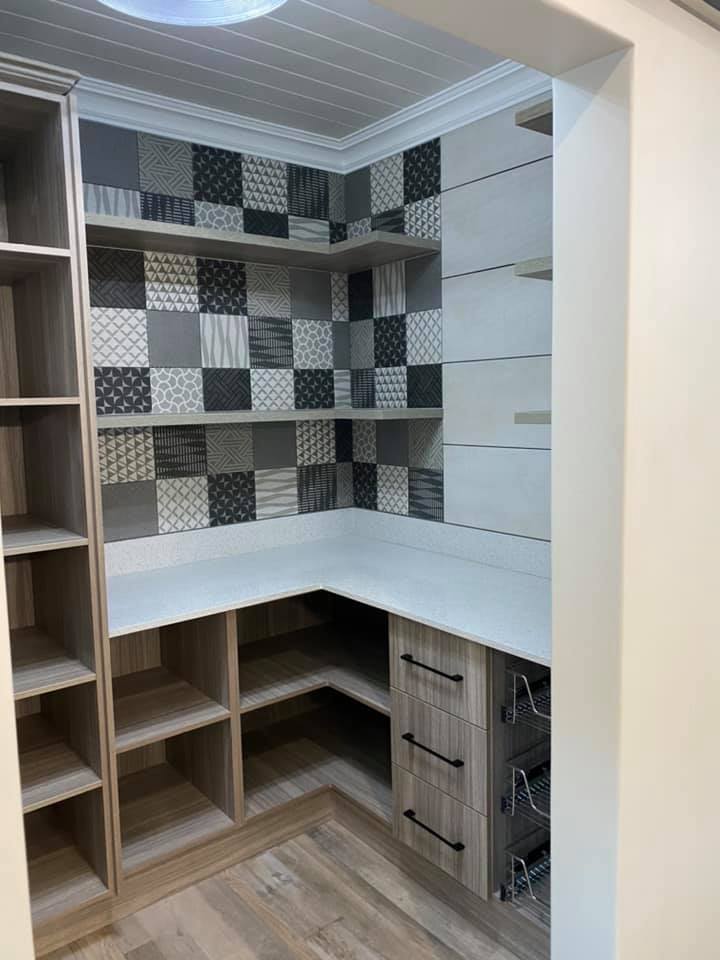Pantry - New contemporary face brick construction in the Mossel Bay area by Schoeman Trio Builders