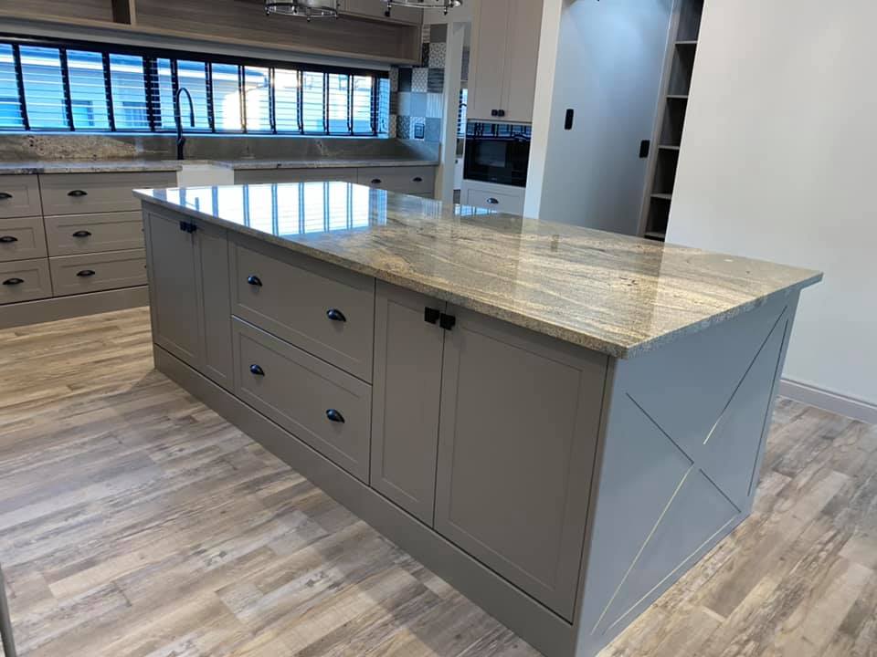 Kitchen - New contemporary face brick construction in the Mossel Bay area by Schoeman Trio Builders