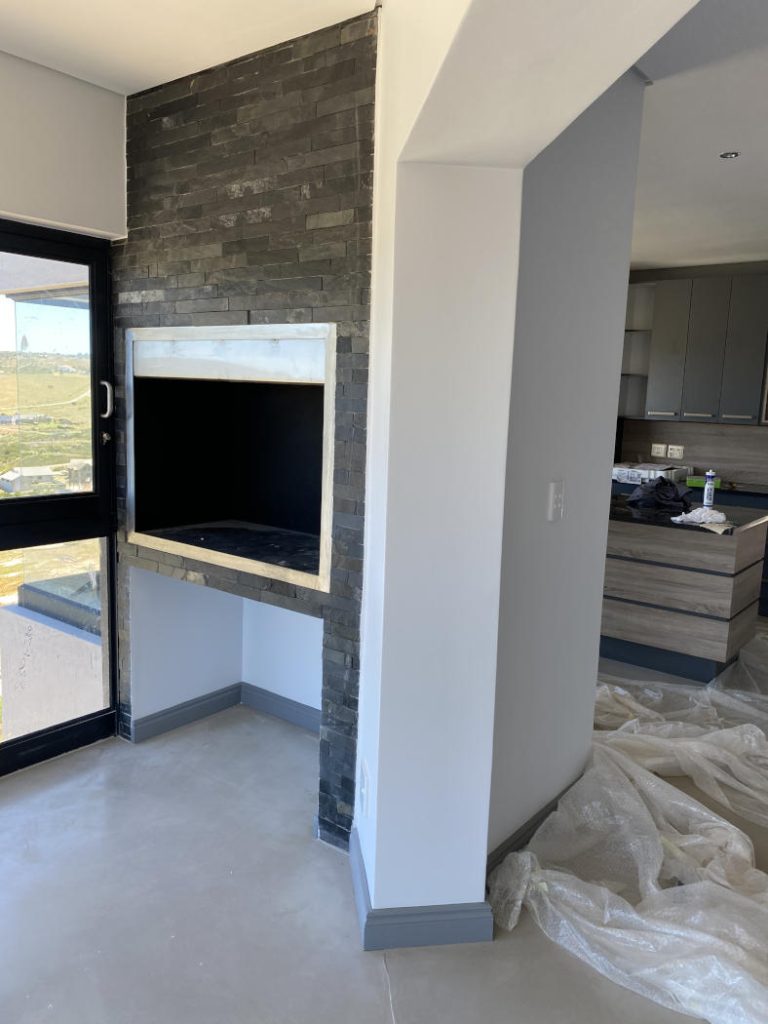 Braai - We construct strong buildings and support our clients with special features. Schoeman Trio Builders, Mossel Bay.