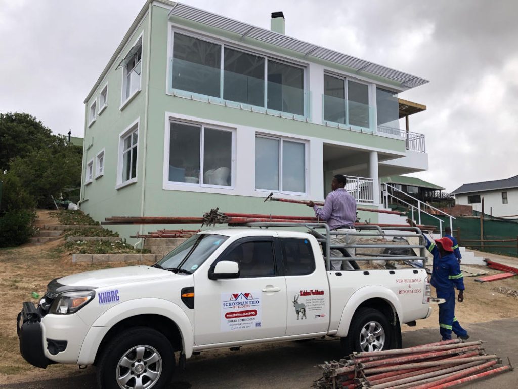 Double storey home refurbishing - Schoeman Trio, Mossel Bay