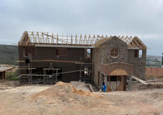 Colonial Style Two Storey construction services in the making,, Schoeman Trio Builders, Mossel Bay